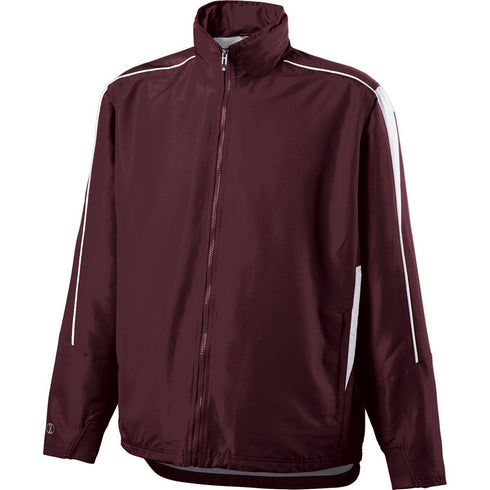 Holloway Youth Aggression Jacket (229262-C), Color 'Maroon/White'